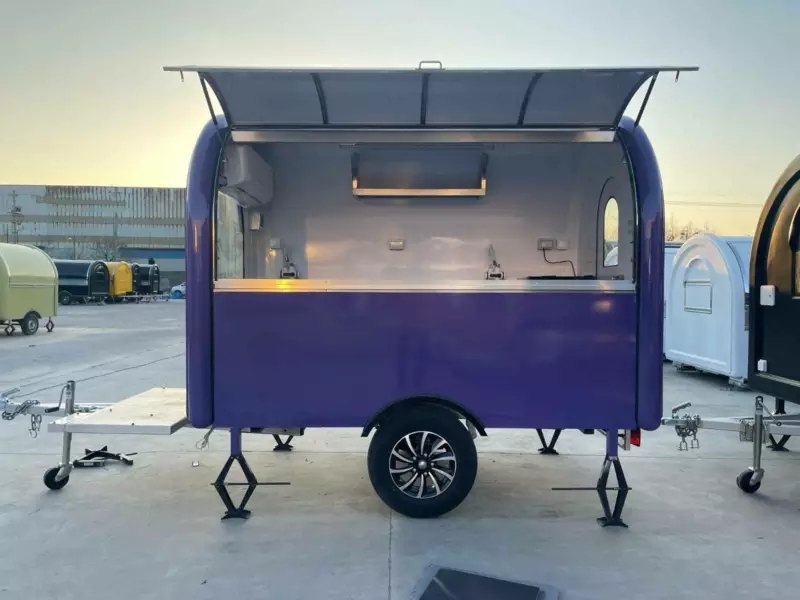 Mobile Food Trailer Remorque Food Truck Catering Trailer