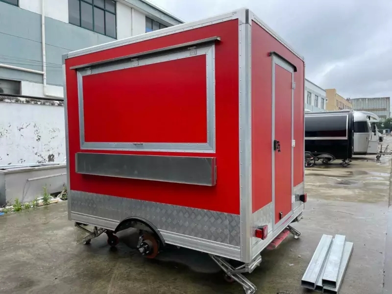 Small Box Food Trucks Concession Food Trailers 280x210cm