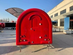 Mobile Food Trailer Remorque Food Truck Catering Trailer