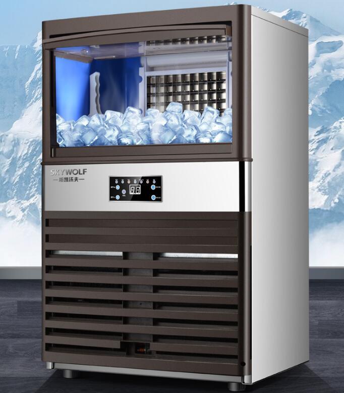 Ice Cube Maker Ice Machine 120KG/24H GK-120 Two Ways of Water Inlet