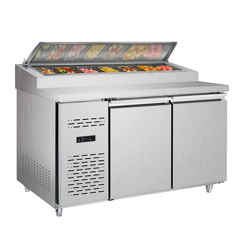 Air-Cooled Under Counter Pizza Salad Fridge