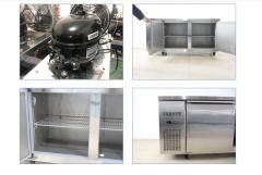Air-Cooled Under Counter Refrigerator Fridge+Freezer