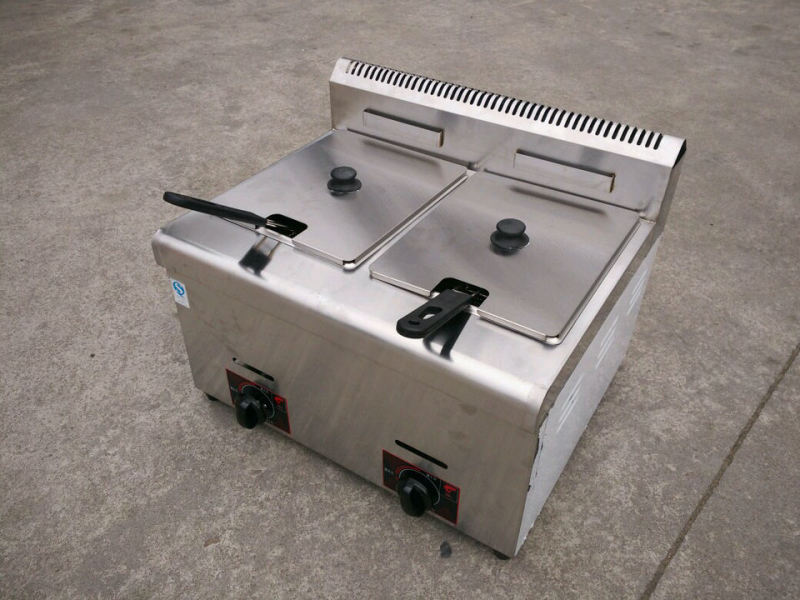 Counter Top Gas Fryers 6Lx2 GF-72