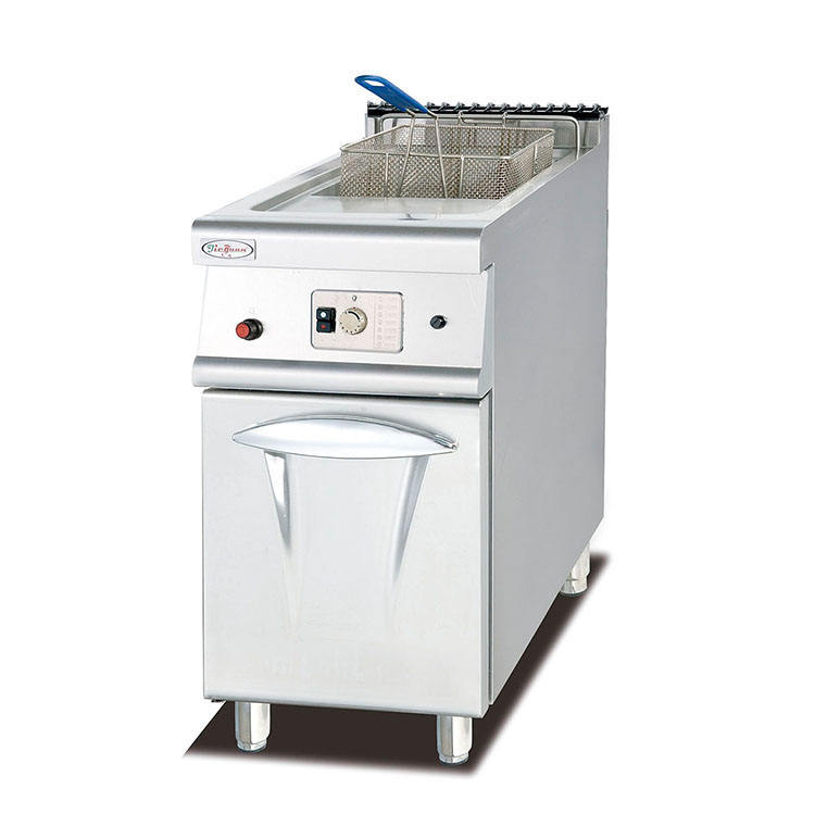 Gas Fryers(1 tanks & 1 baskets) With Cabinet 28L GF-775