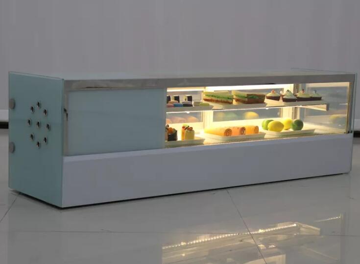 Square Sushi Display Cabinet Cake Display Fridge