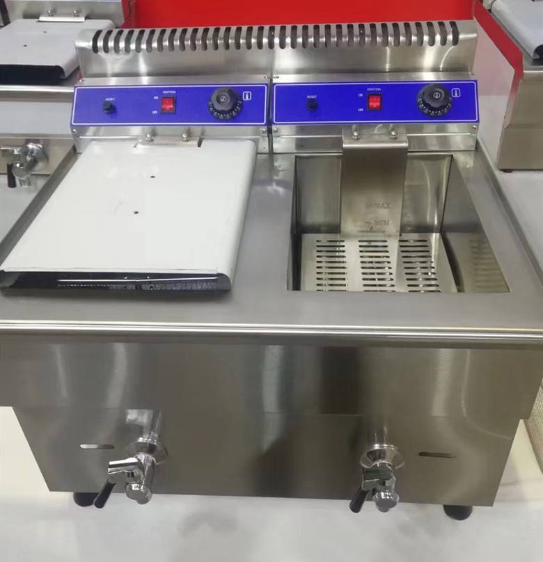 Counter Top Gas Fryers 18Lx2 GLZ-780