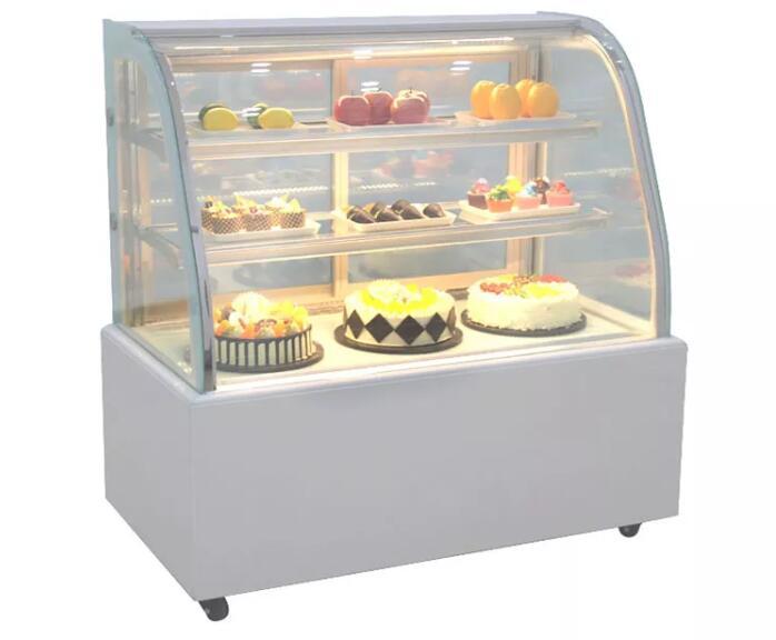 Arc Shape-Cake Display Fridge