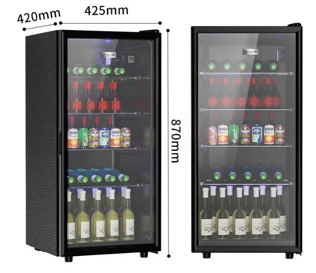 Drink Fridge Wine Refrigerator Beverage Display Cabinet