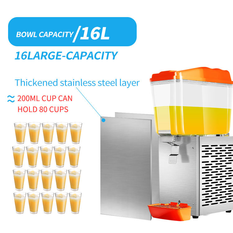 Drink Juice Dispenser 1 Tank 16L