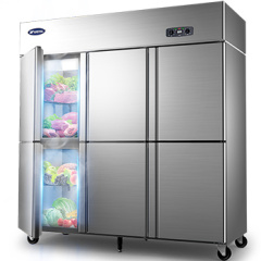 Stainless Steel Door Fridge Commercial Vertical Refrigerator