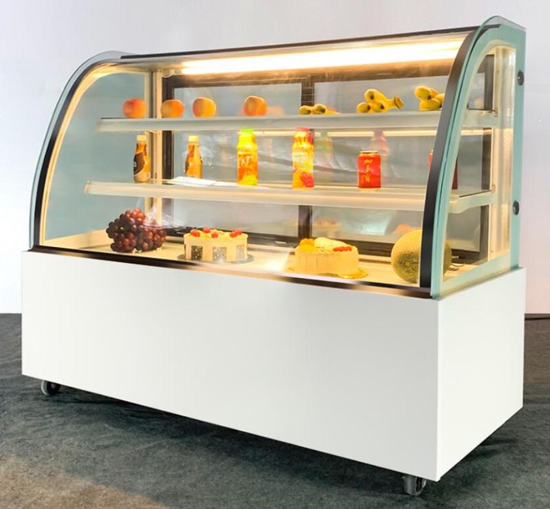Arc Shape-Cake Display Fridge