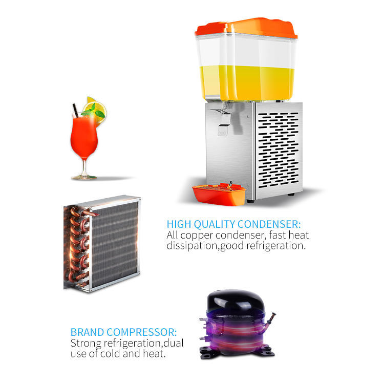 Drink Juice Dispenser 1 Tank 16L