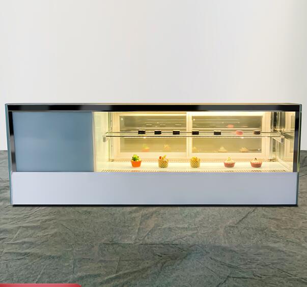 Square Sushi Display Cabinet Cake Display Fridge