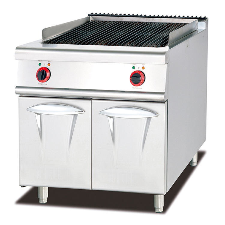 Standing Electric Lava Rock Grill EB-789