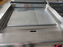 Gas Griddle With Cabinet (1/3 Grooved) GH-786