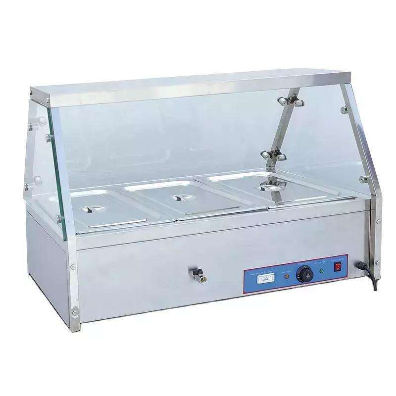 Electric Bain Marie with Glass Cover  EX-1X3