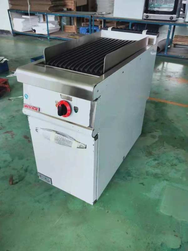 Standing Electric Lava Rock Grill EB-779