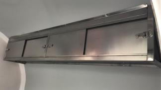 Stainless Steel Wall Shelf+Doors GT-07