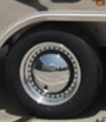 Retro Wheel Hub for Airstream Food Trailer LG-02