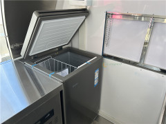 Food Truck Food Trailer 400cm Deep Blue