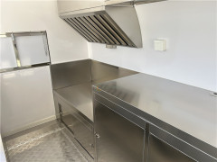 Food Trailer Food Truck Black 340cm