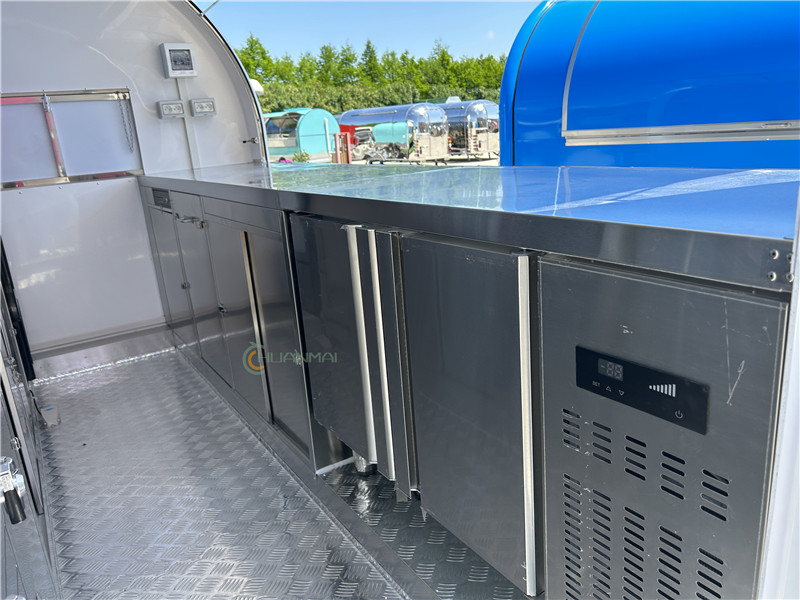 Food Trailer Food Truck White 340cm