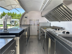 Food Truck Food Trailer 400cm Deep Blue