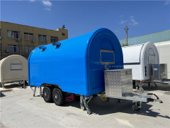 Food Truck Food Trailer 400cm Deep Blue