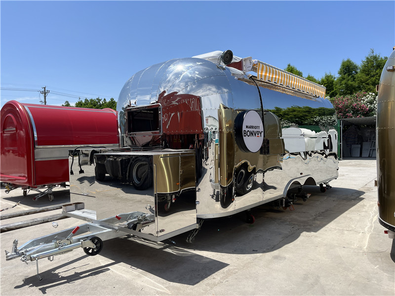 Airstream 600cm Food Truck food trailer exports to Australia