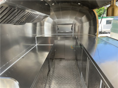 Gold Coffee Food Trailer Burger Food Truck