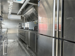 Green Food Trailer Box Food Truck 480cm