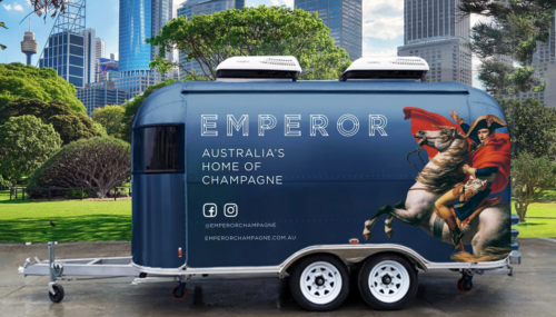 Customized drink food trailer for Australian customer