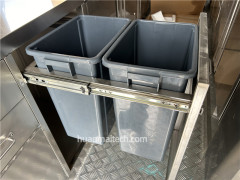 Trash Bin Drawer with 2 Buckets CT-L03