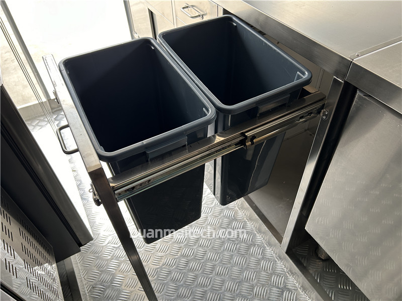 Trash Bin Drawer with 2 Buckets CT-L03