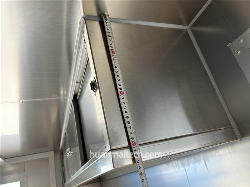 Square Food Trailer Wall Shelf