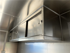 Square Food Trailer Wall Shelf