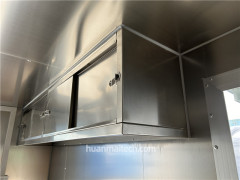 Square Food Trailer Wall Shelf