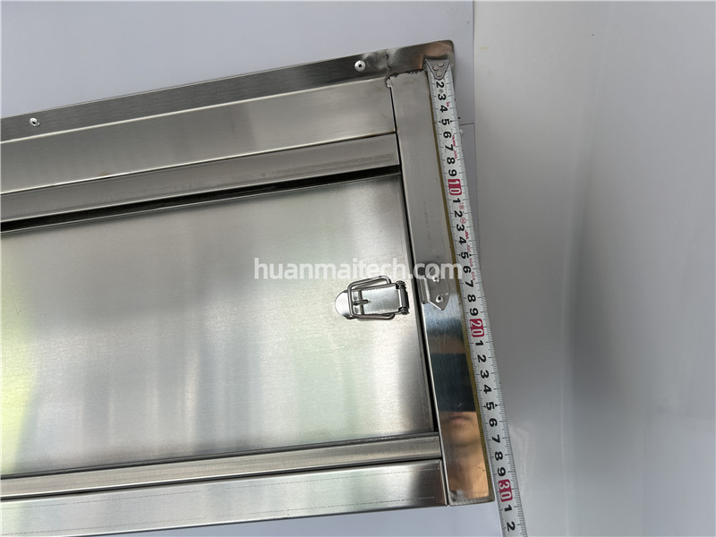 Stainless Steel Wall Shelf+Doors GT-07