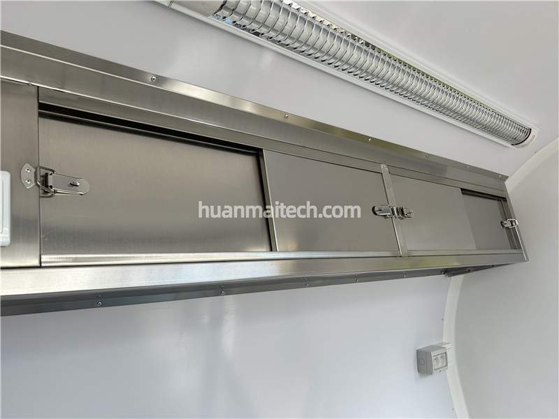 Stainless Steel Wall Shelf+Doors GT-07