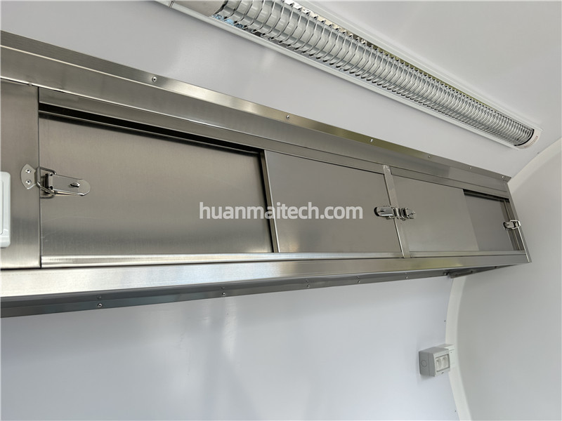 Stainless Steel Wall Shelf+Doors GT-07