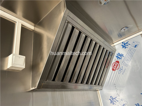 Square Food Trailer Range Hoods