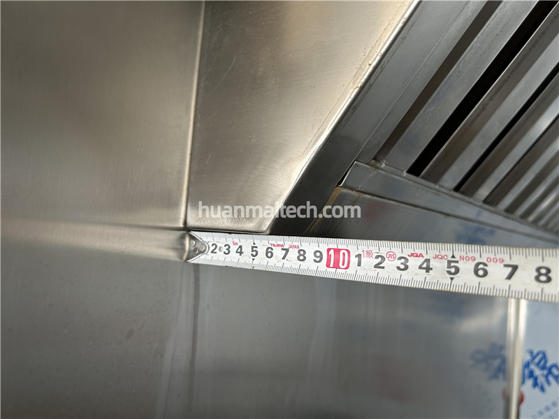 Square Food Trailer Range Hoods