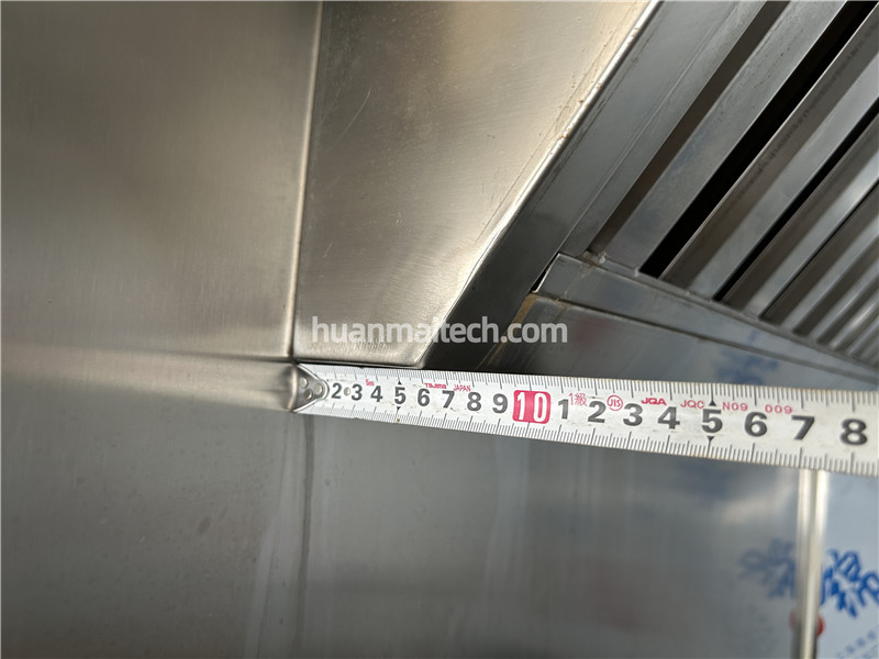 Square Food Trailer Range Hoods