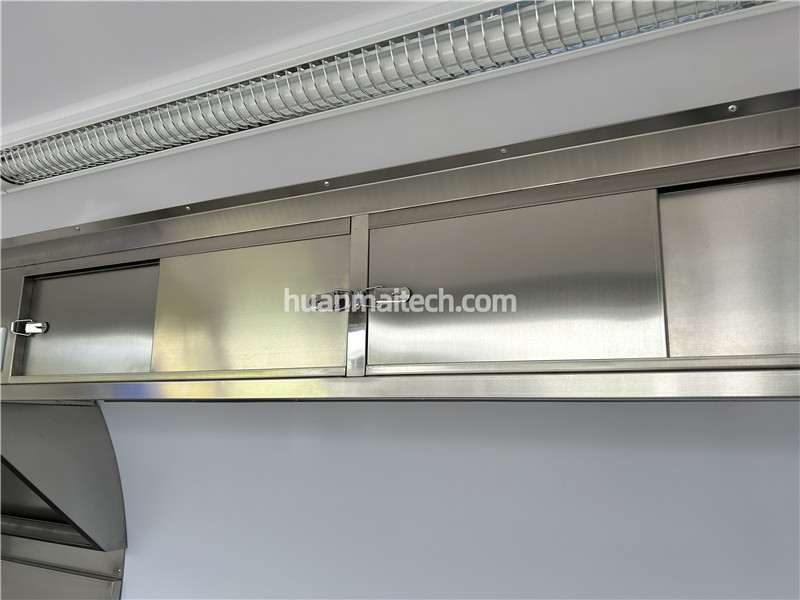 Stainless Steel Wall Shelf+Doors GT-07