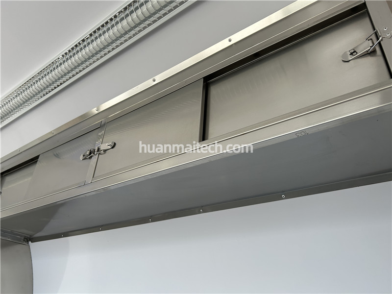 Stainless Steel Wall Shelf+Doors GT-07