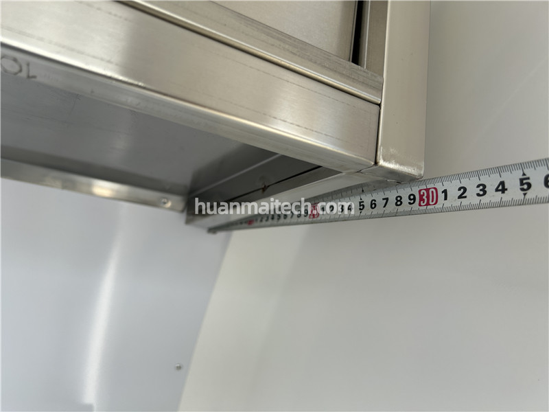Stainless Steel Wall Shelf+Doors GT-07