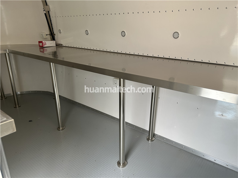 airstream simple stainless steel counter