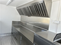 Black Food Truck Food Trailer 400cm