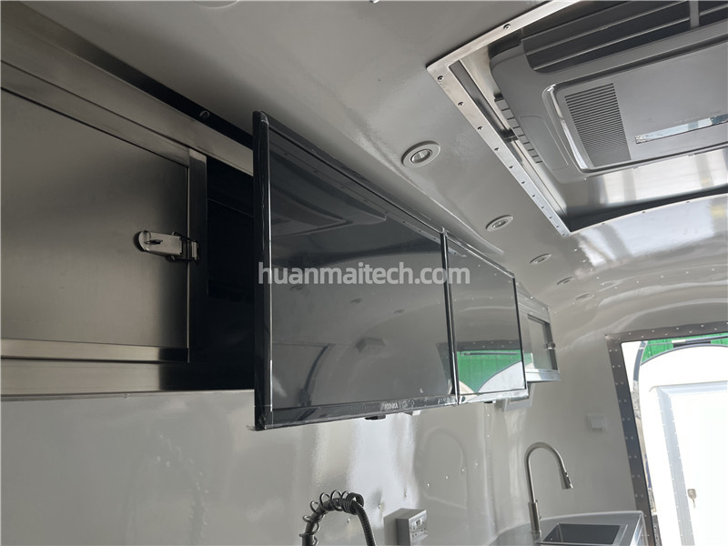 Airstream Food Truck Advertisement Display Scree