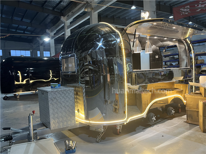 Airstream Food Trailer Outside LED Decoration